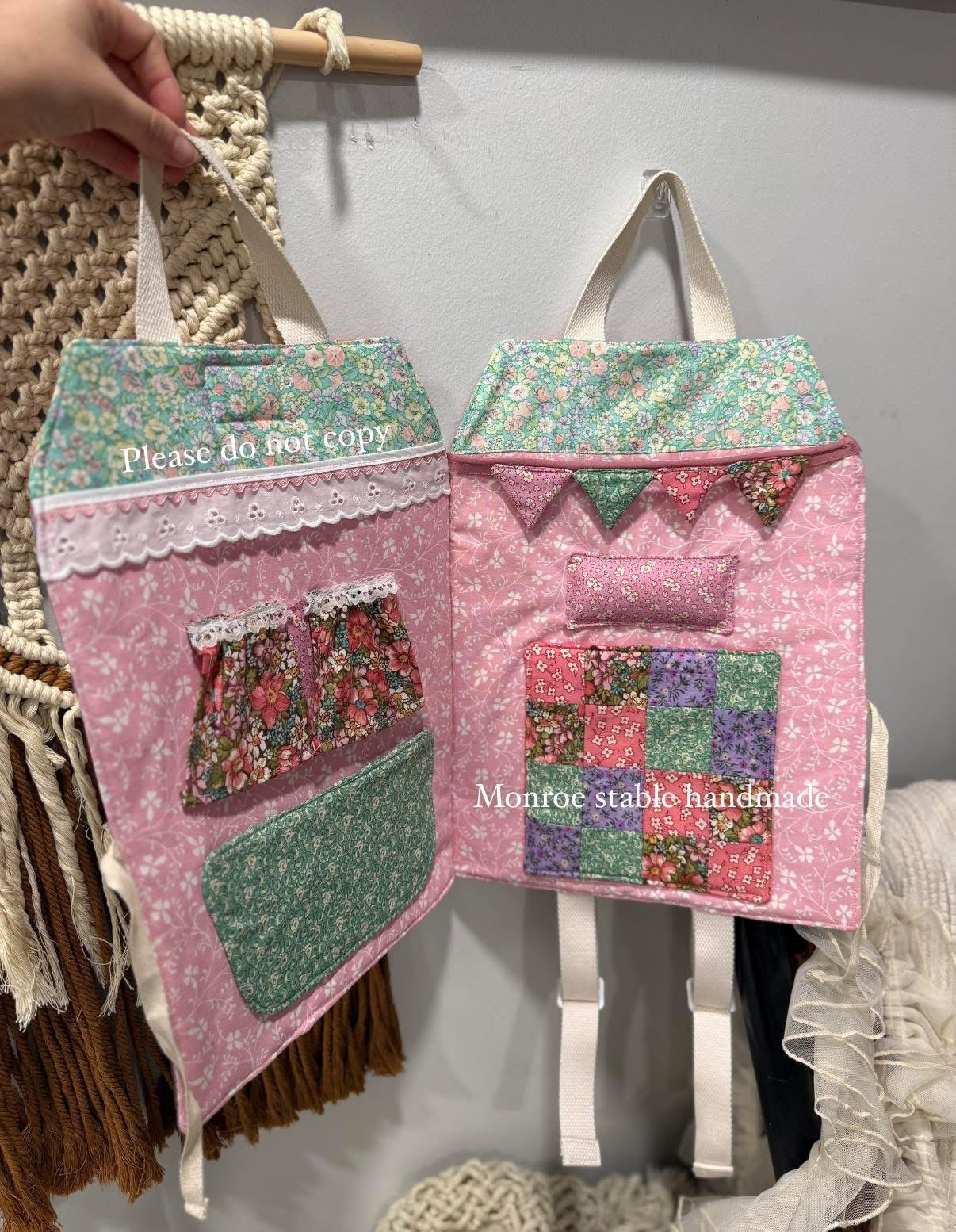 Heirloom mice backpack house please read description