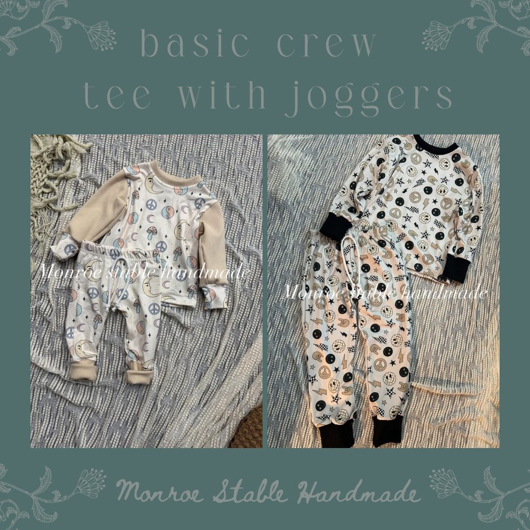 Boy set basic long sleeve/Joggers