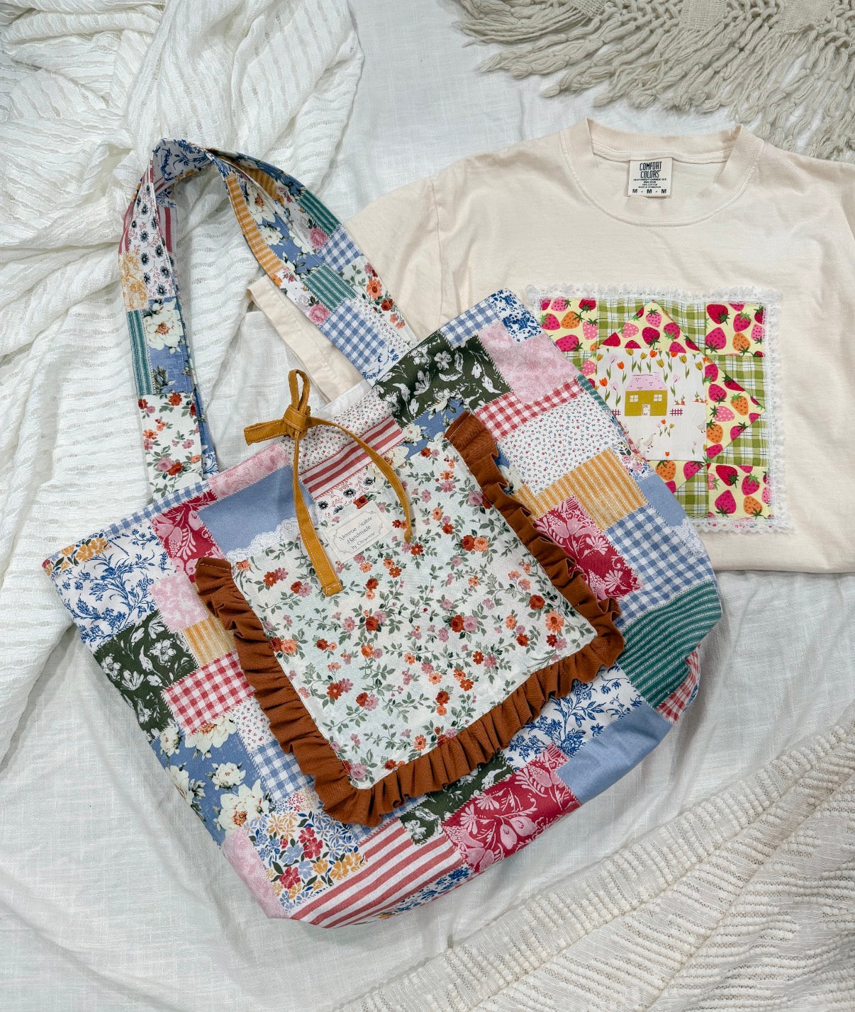 Patchwork size large mom bag preorder