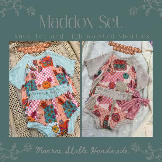 Maddox set (pick print) comes with solid
