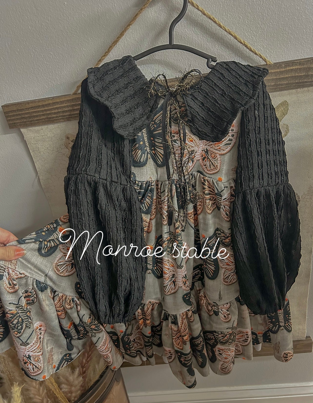 Monarch flow dress as is or pick fabric