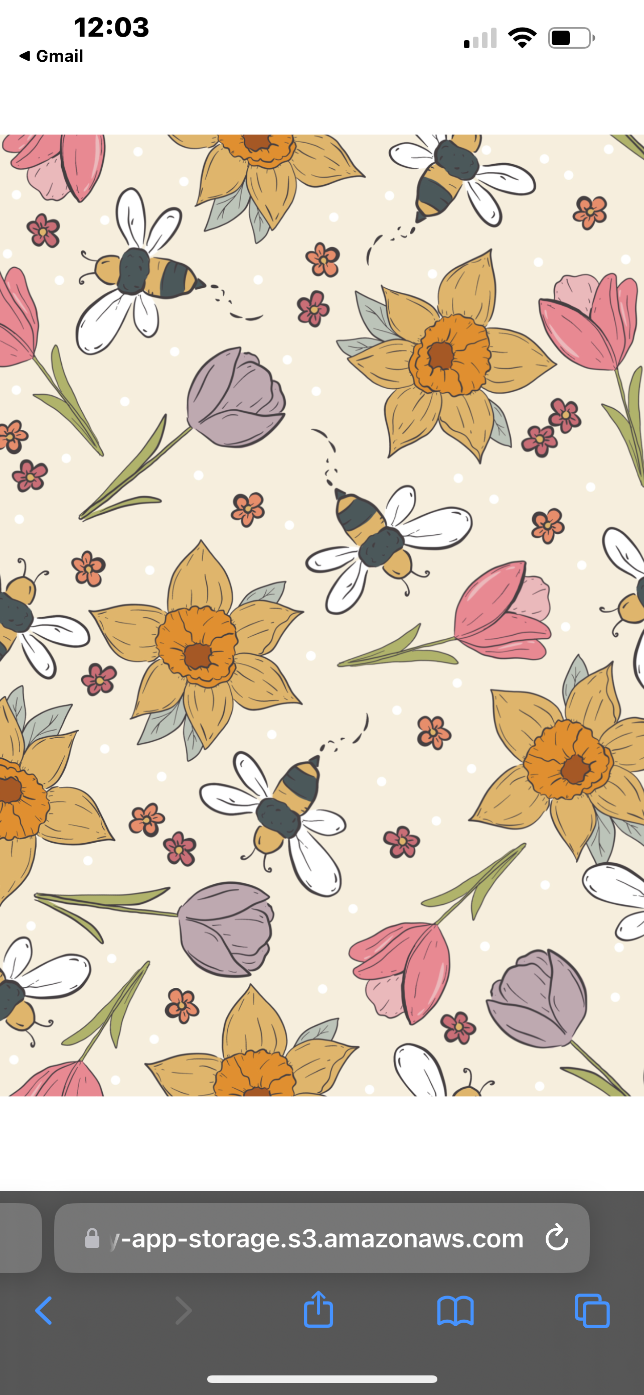 Bee sunflower print
