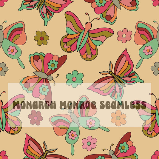 Vintage color butterflies