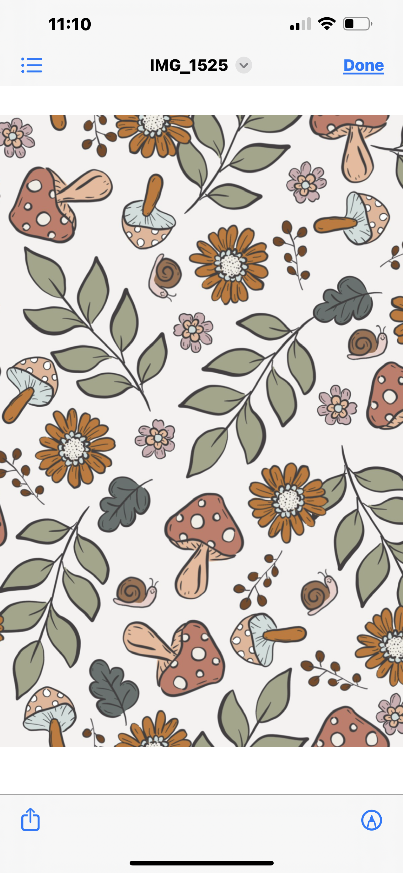 Mushie fall floral