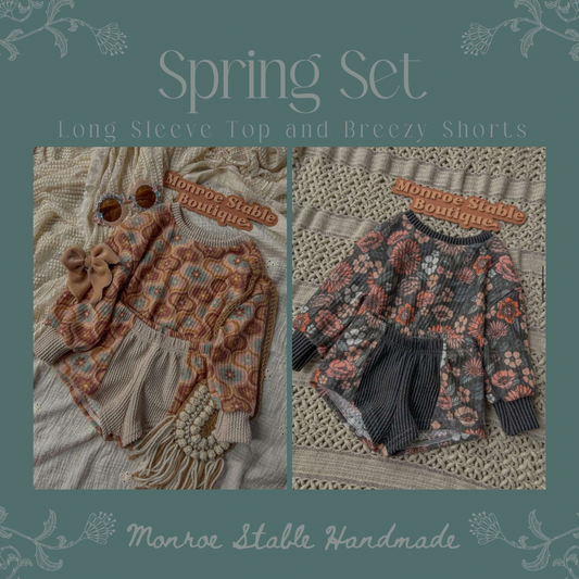 Spring set (pick print) comes with solid