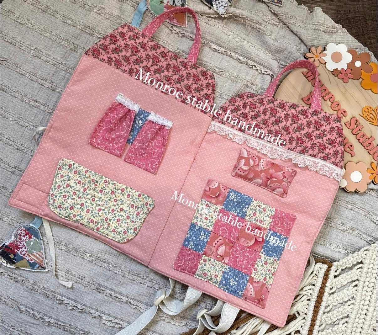 Heirloom mice backpack house please read description