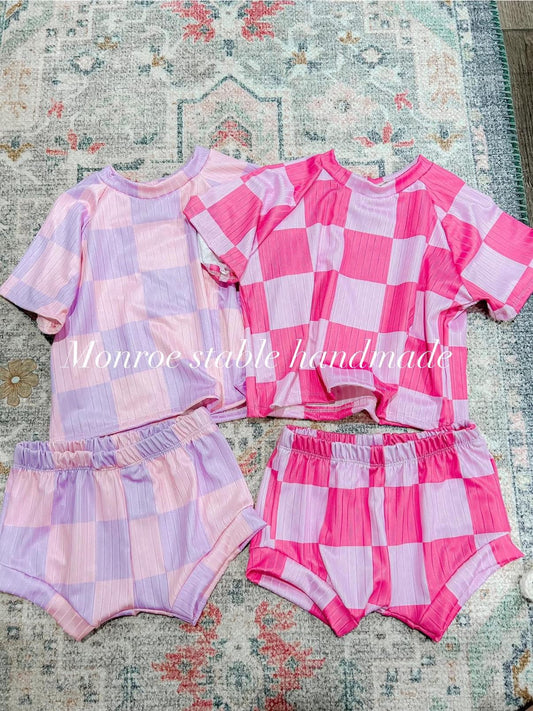 Checker Knox tee /shorties
