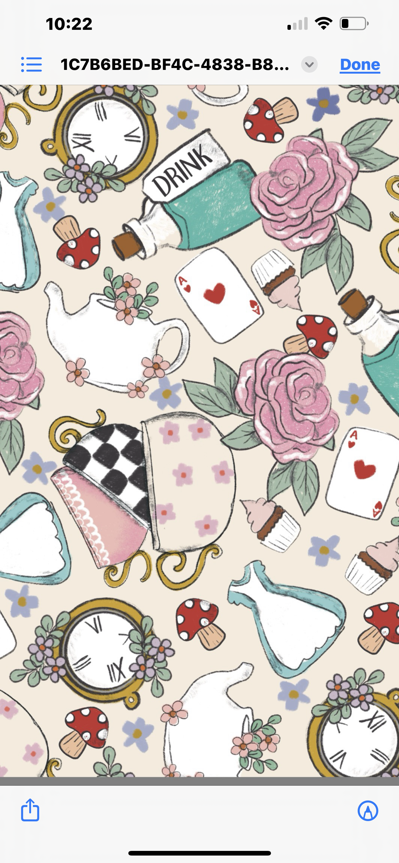 Teacup print