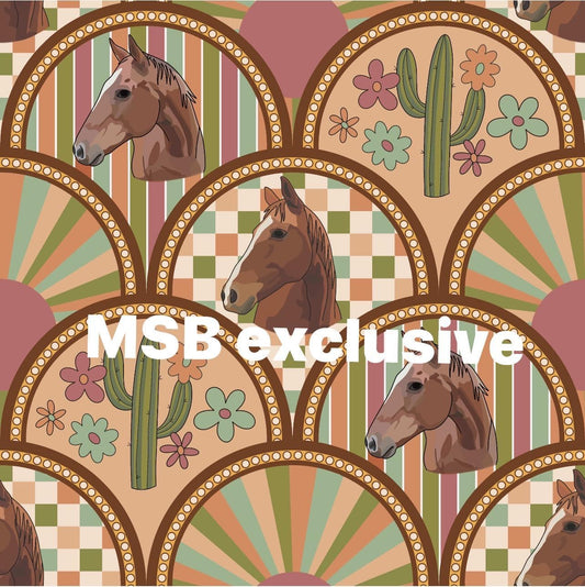 MSB exclusive horse purple