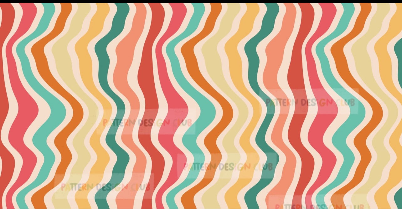 70s swirl fabric
