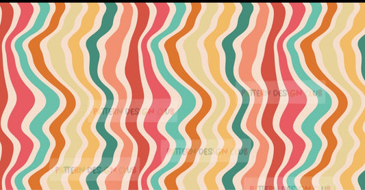 70s swirl fabric