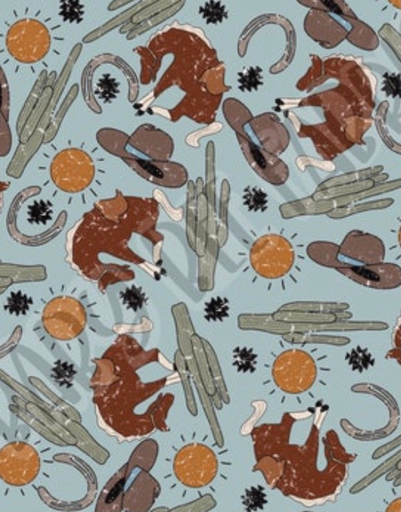 Cowgirl fabric (pick fabric with outfit)