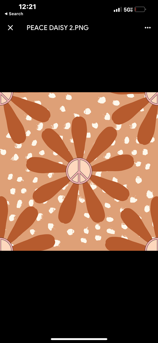 Peace sign rust