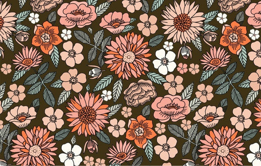 Black fun flower