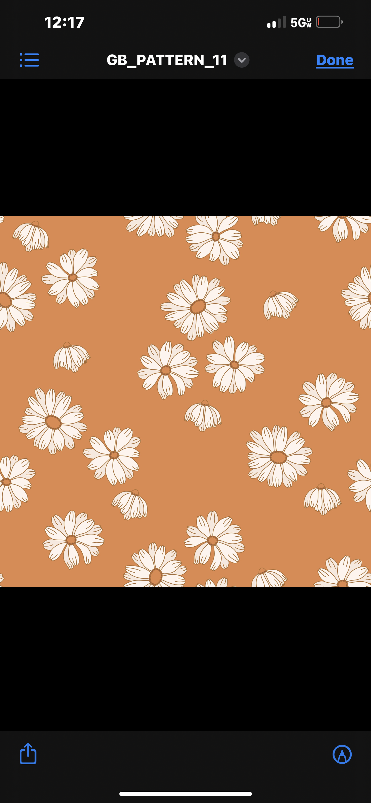 Orange white flower