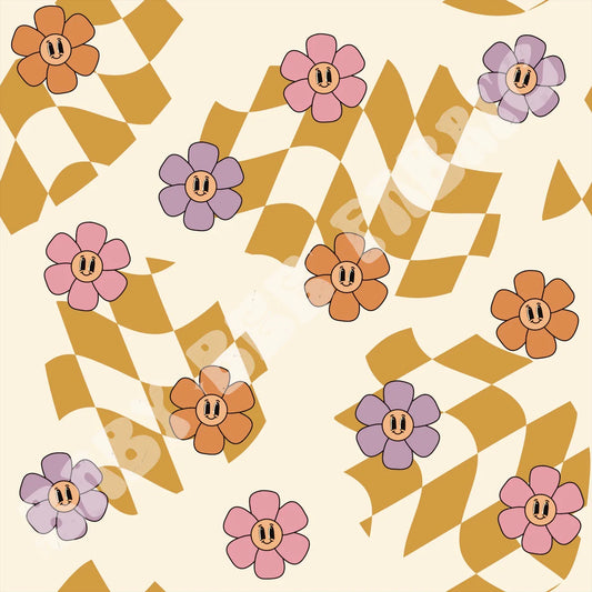 Mustard smiley flower