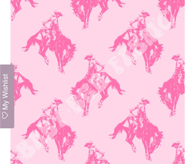 Pink bronc
