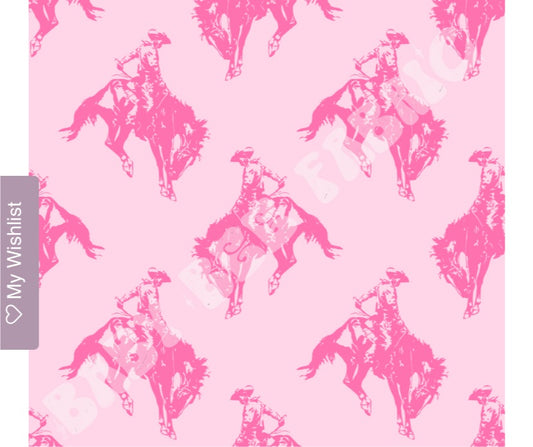 Pink bronc