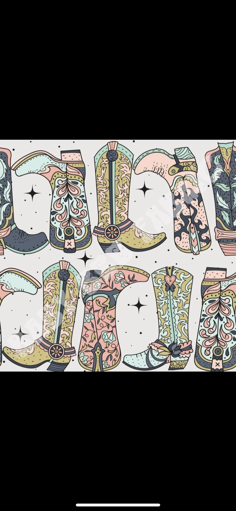 Cowgirl fabric (pick fabric with outfit)