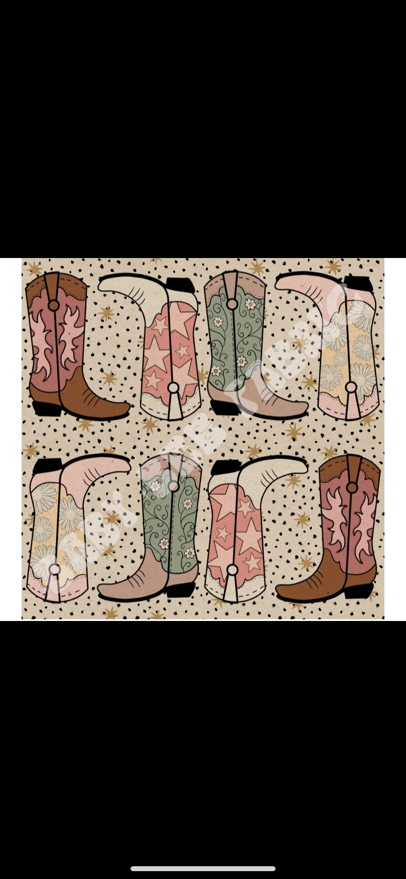Cowgirl fabric (pick fabric with outfit)
