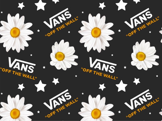 Vans sunflower fabric