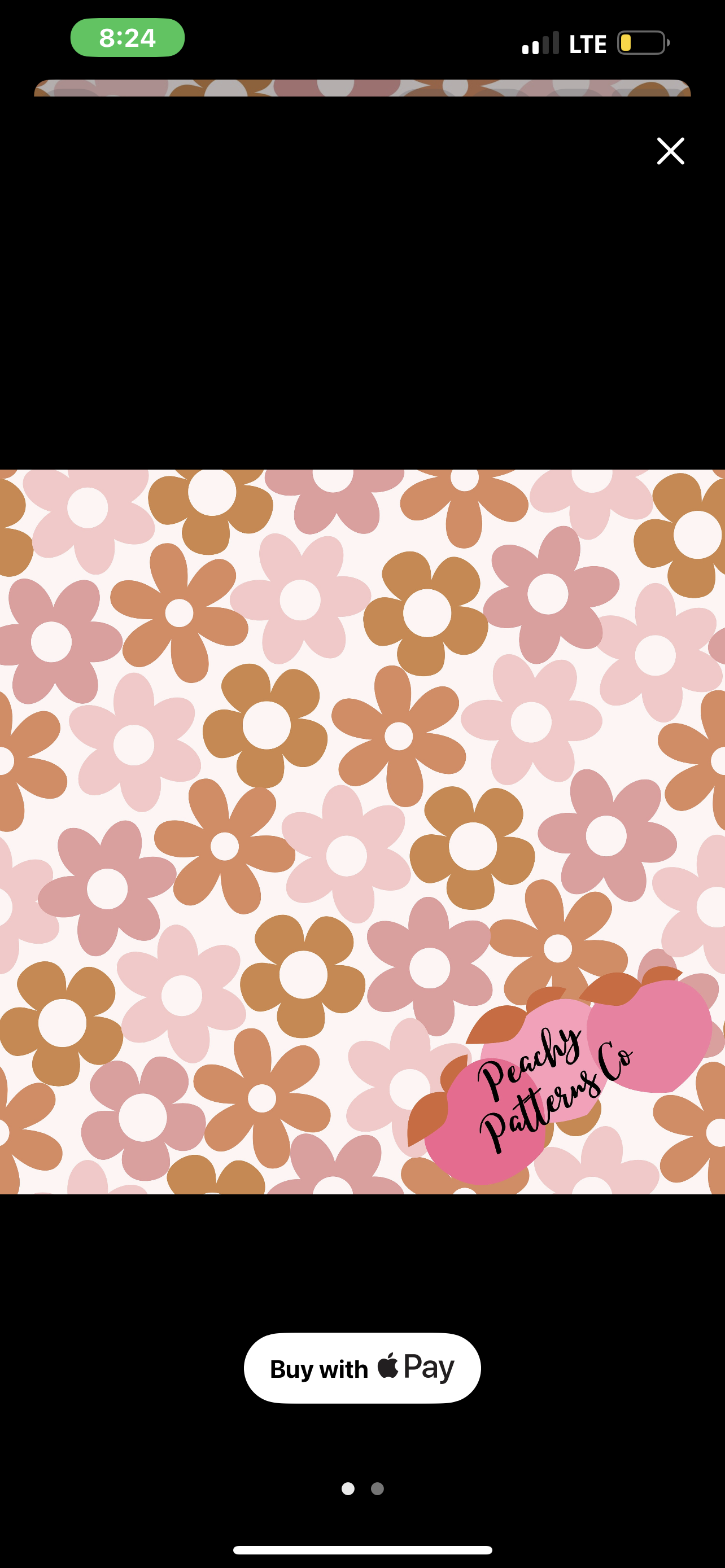 Golden retro fabric